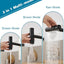 Grifo cocina acero inox rociador desplegable 3 funciones