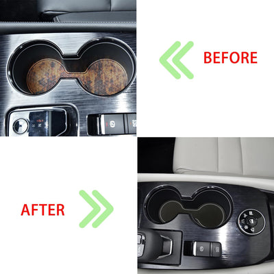 Forro consola Nissan Rogue 2021+ tapete antideslizante goma