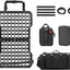 Paneles Molle tácticos para asiento con 3 bolsas