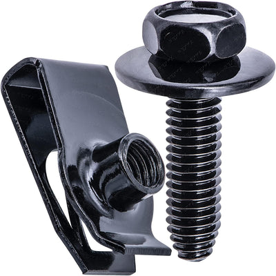 15 Set Pernos M6-1.0 Tuercas en U para GM Ford Chevy