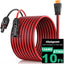 Cable solar XT60i 12AWG 10ft para estación energía portátil