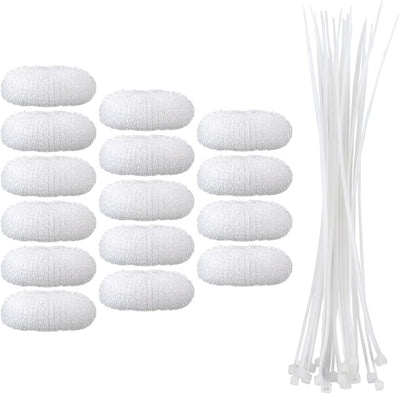 15 Pzas Filtro Lint Snare Lavadora con Cables