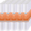 Cartuchos filtro agua 10x2.5pulg 10micras pack 25 blanco