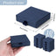 10 Cajas Regalo Cartón con Espuma 3.5x3.5" para Joyas