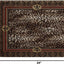Tapete baño antideslizante estampado leopardo 16x24pulg