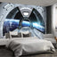 Papel tapiz autoadhesivo mural nave espacial 108x157