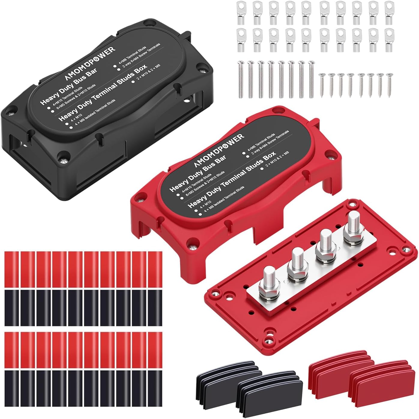 Barra colectora 300A 12v bloque distribución energía marina