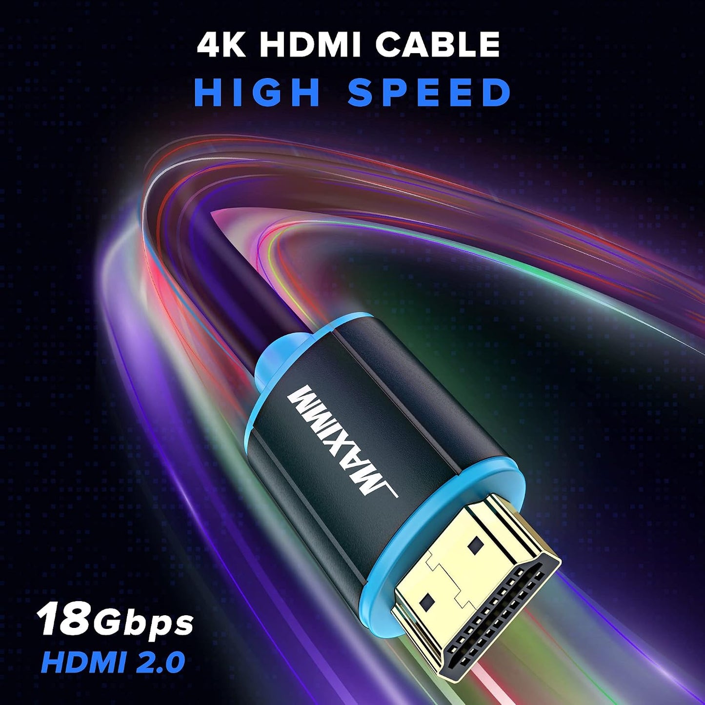Cable HDMI 2.0 4K con adaptador ángulo recto 3 Pzas