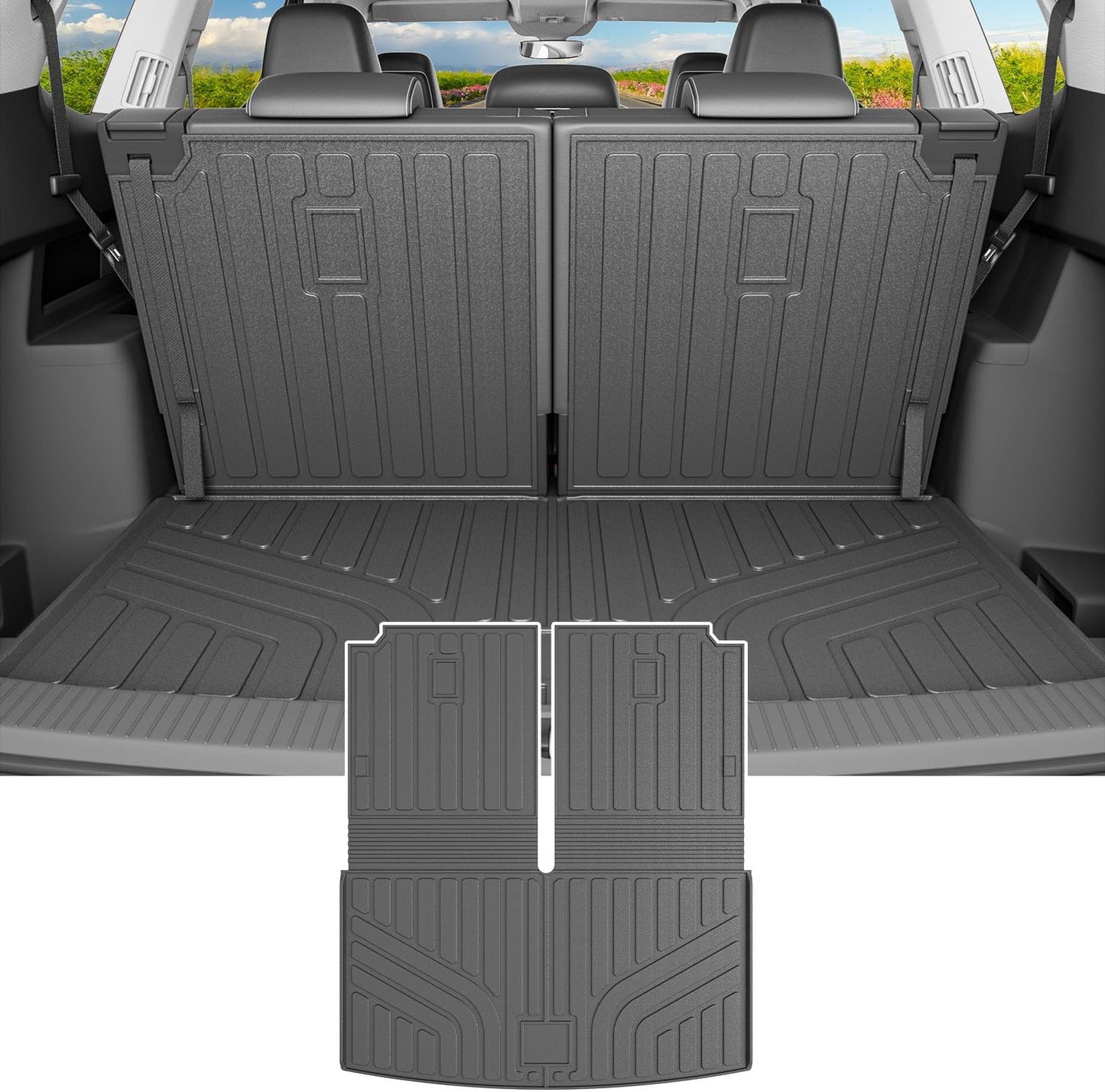 Alfombrilla maletero VW Atlas 2018-26 TPE 6 y 7 asientos