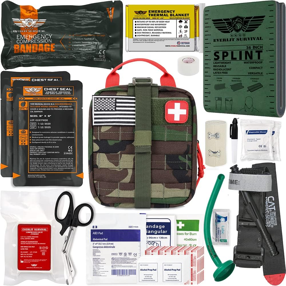 Kit trauma CAT GEN-7 IFAK férula 36pulg control sangrado