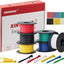 Cable eléctrico 30 AWG cobre estañado aislamiento PVC 6 colores