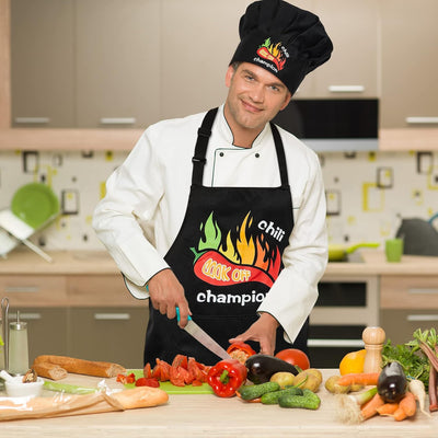 Delantal impermeable sombrero chef ajustable