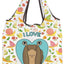 Bolsa reutilizable caracol plegable para entomólogos y jardineros