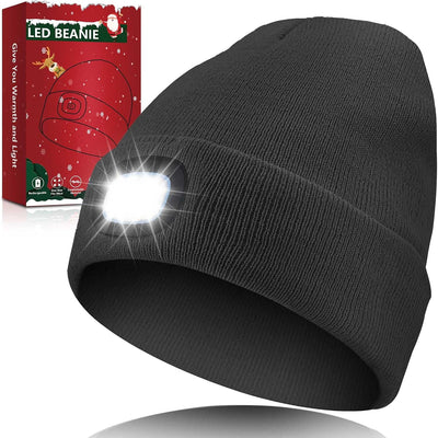 Gorro unisex LED con linterna USB regalo San Valentín