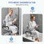 Silla ducha ajustable asiento bañera 550lb antiderrap