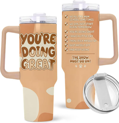 Vaso para mamá 40oz con mensaje en inglés