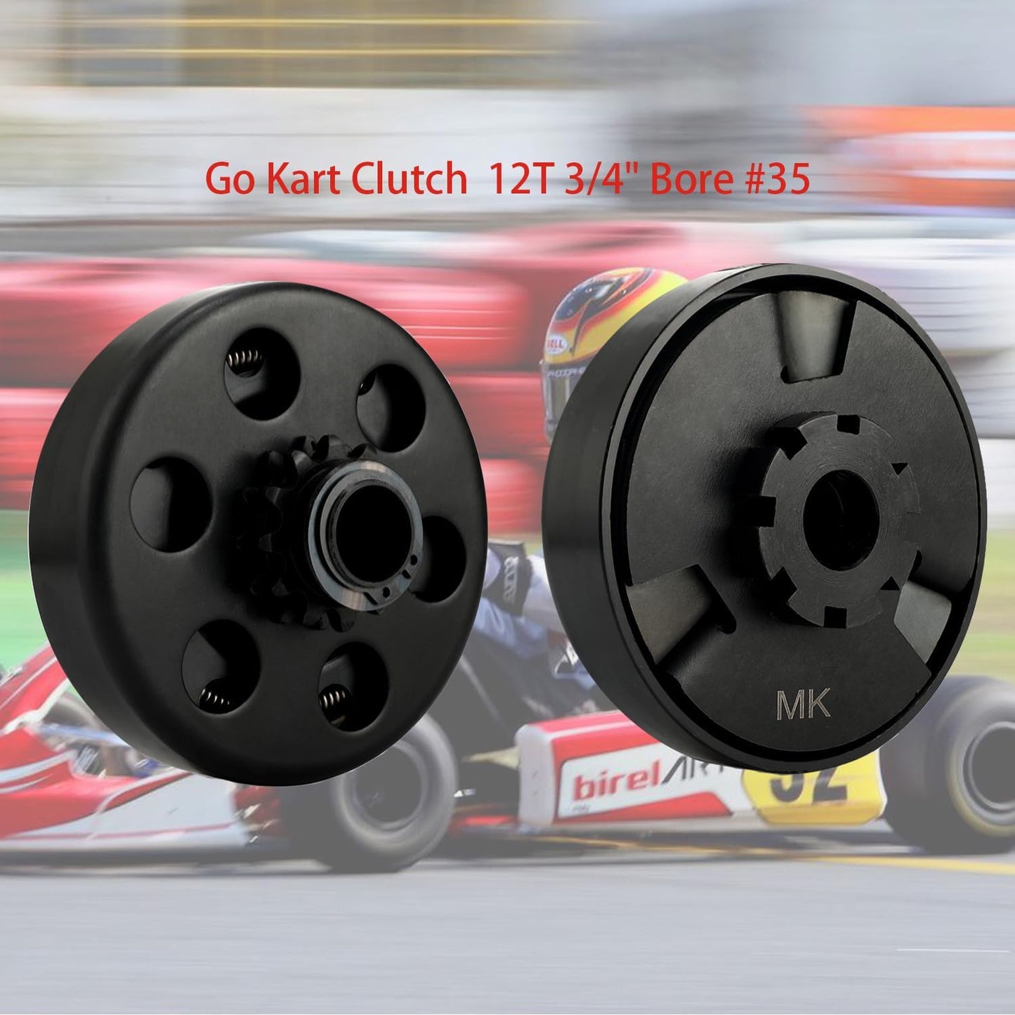 Embrague centrífugo 12T 3/4" #35 Cadena 6.5HP Predator 212