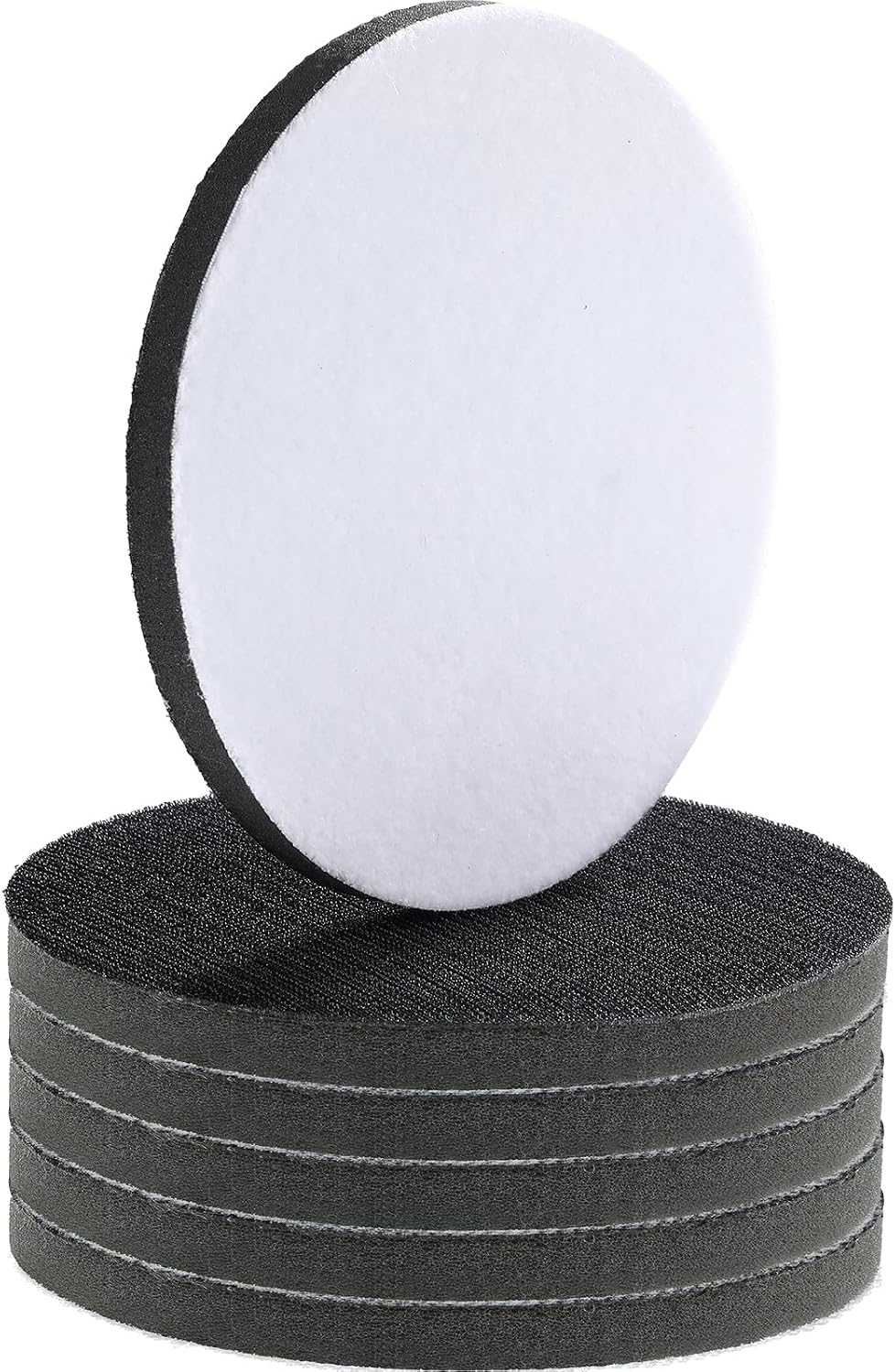 Almohadillas interfaz 6pulg gancho y bucle espuma suave 6 pzas