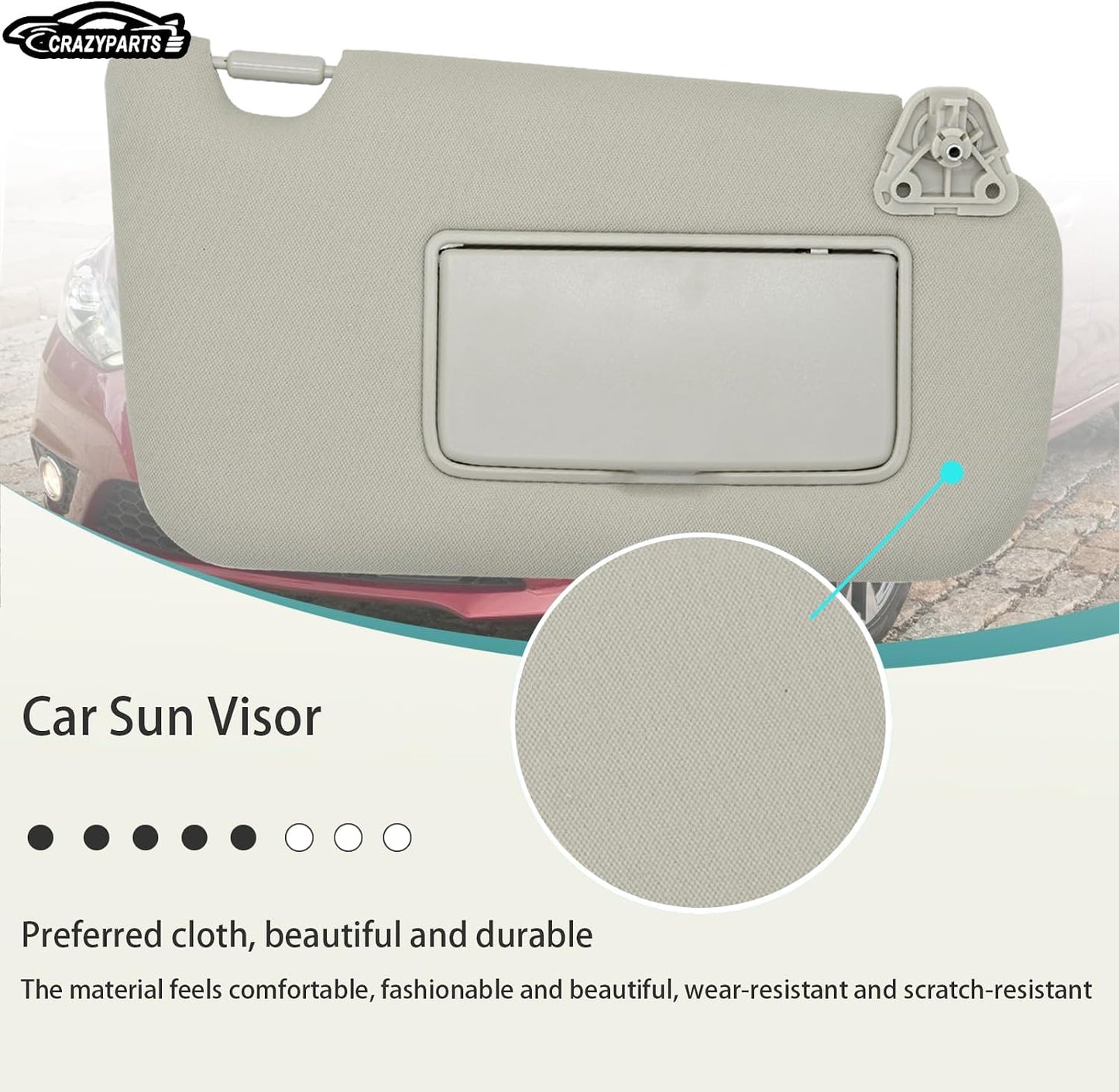 Visera solar para Nissan Sentra 13-19 color gris