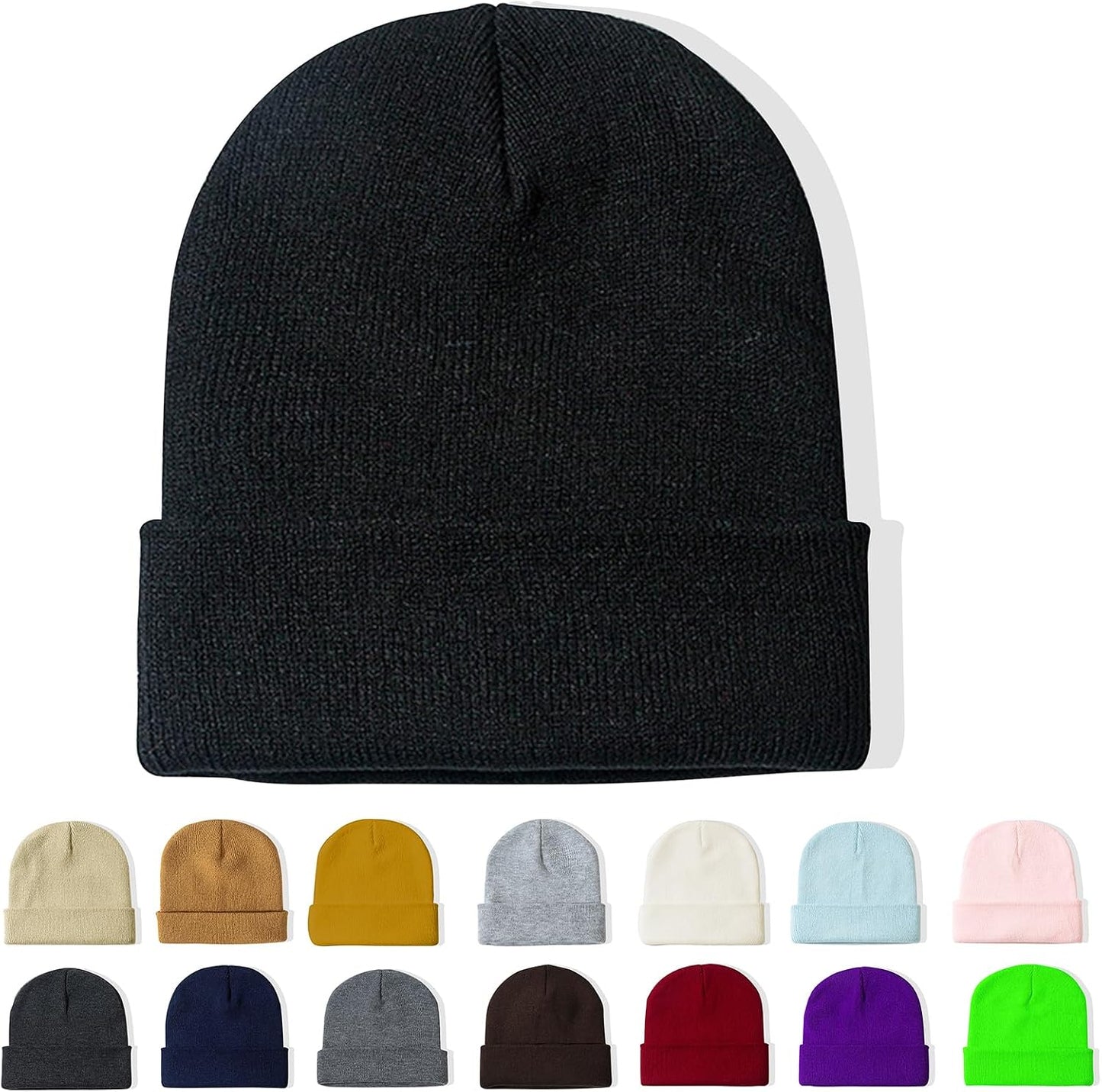Gorro punto unisex para hombre suave y cálido