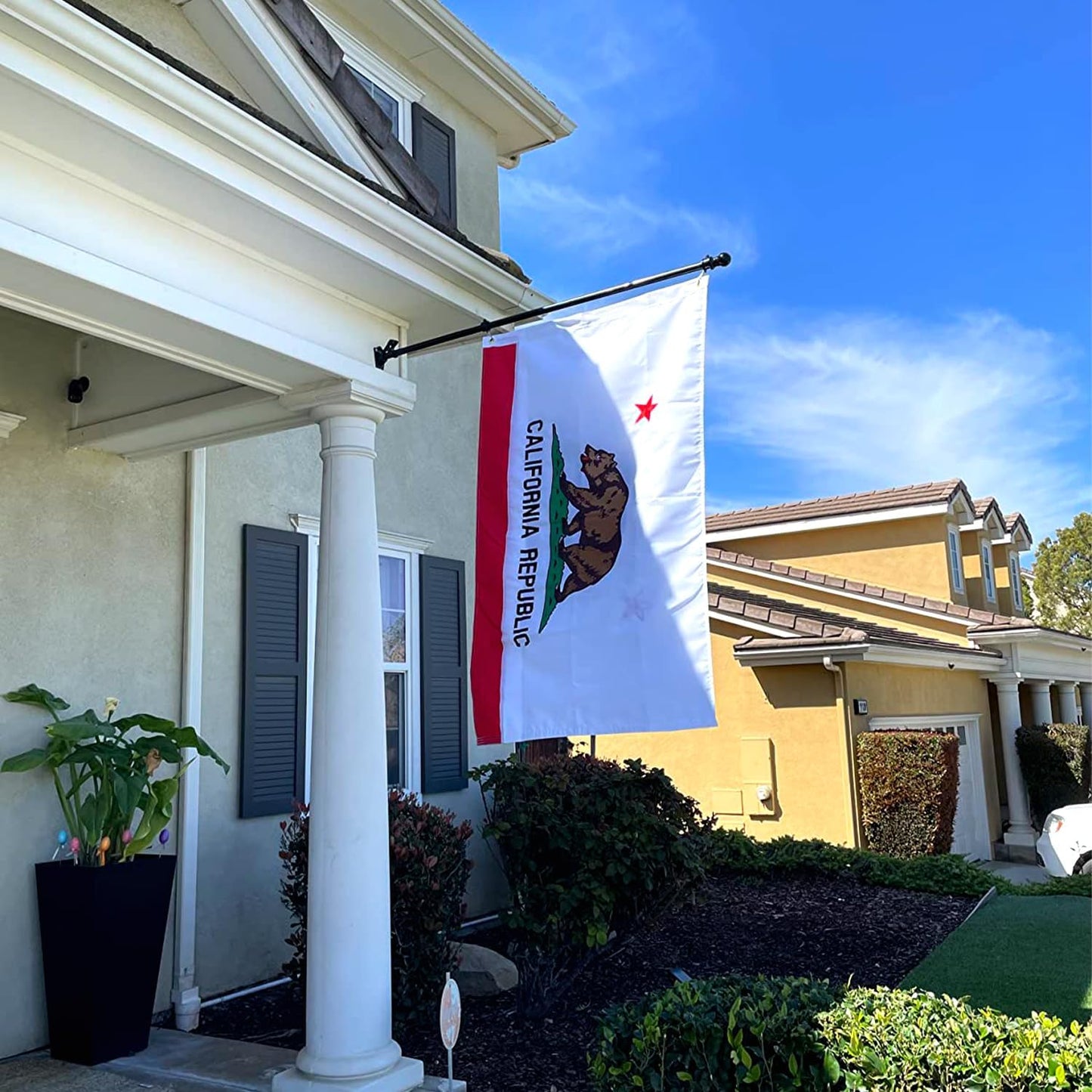 Bandera California 5x8 doble cara resistente con ojales