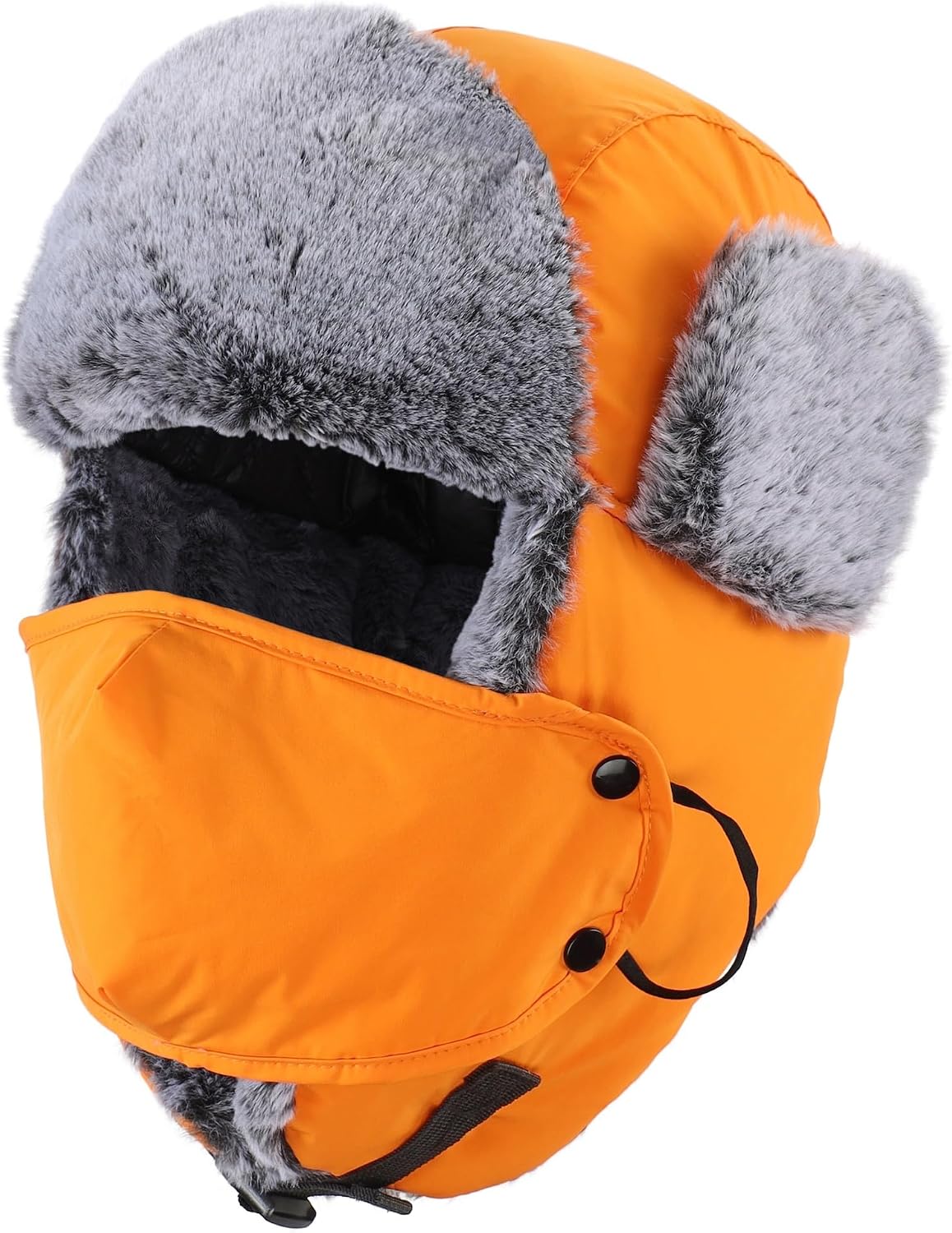 Sombrero trampero piel sintética hombre invierno