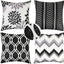 4 Pzas Fundas Almohada Impermeables 18x18" Dalia Blanco