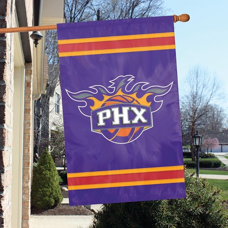 Bandera NBA 28x44" decoración pared deportiva