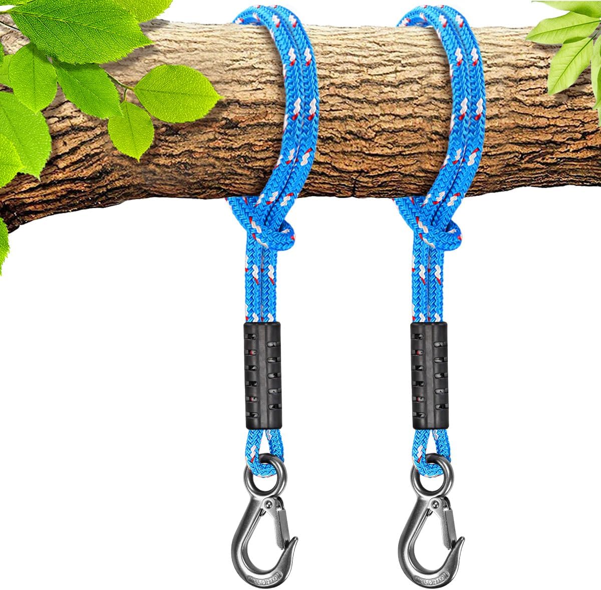 2 Pzas Cuerda Columpio 19" Gancho Resistente
