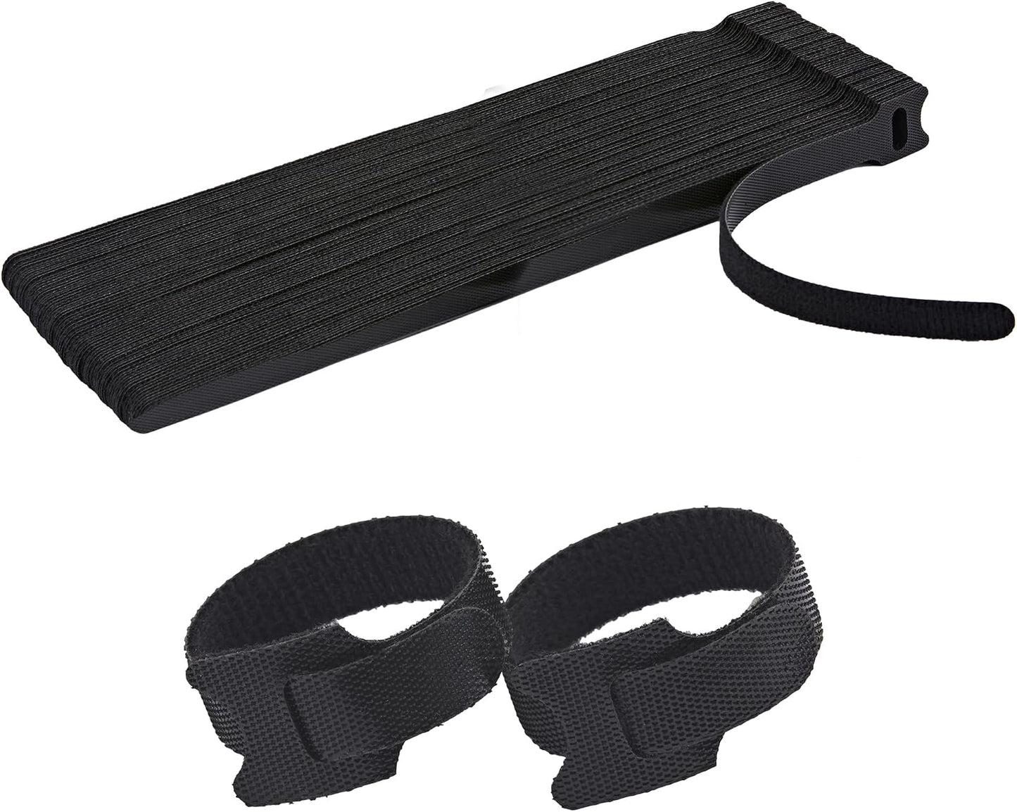50 Bridas Cables 10pulg Duraderas para Hogar Oficina