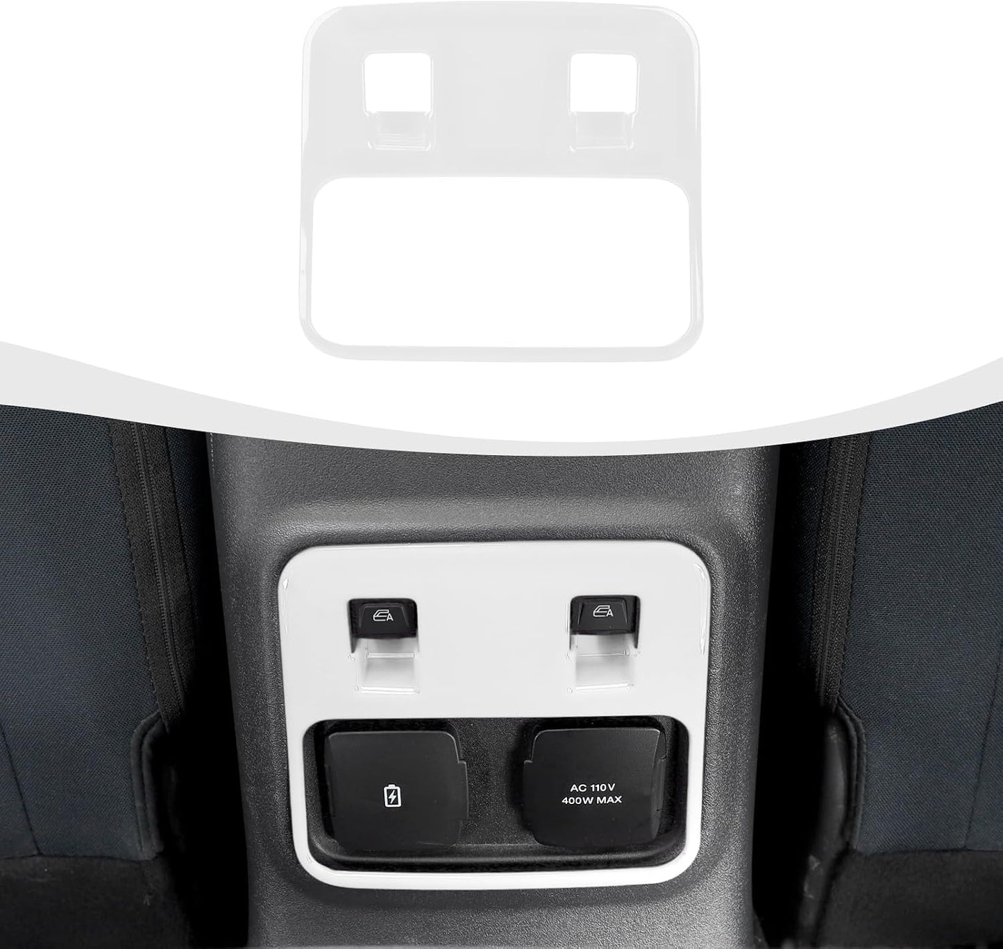 Interruptor ventana asiento trasero Bronco 21-24 color blanco