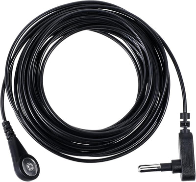 Cable conexión a tierra negro 15pies repuesto para hojas