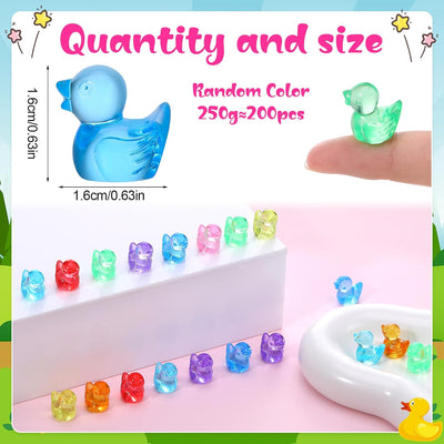 Mini patos resina 8.82oz decoración muñecas jardín hadas