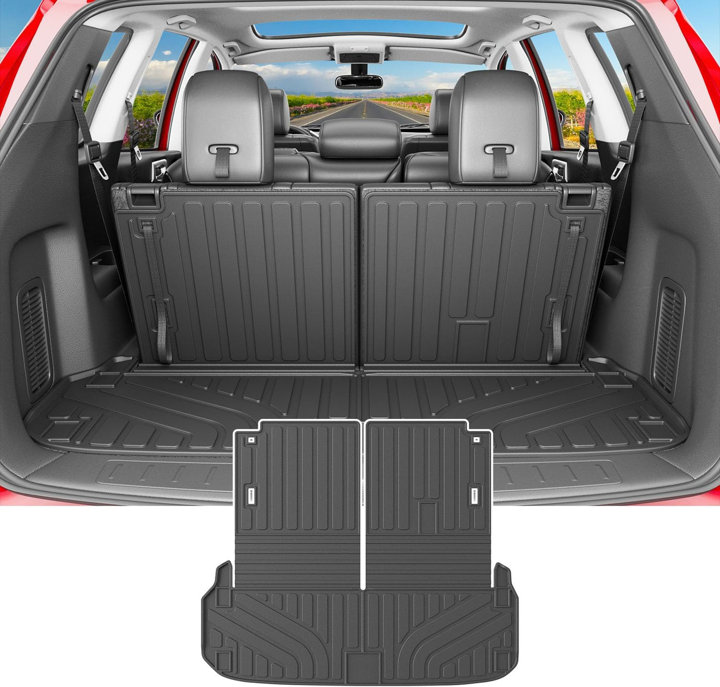 Alfombrilla carga 7 asientos comp Nissan Pathfinder 13-20