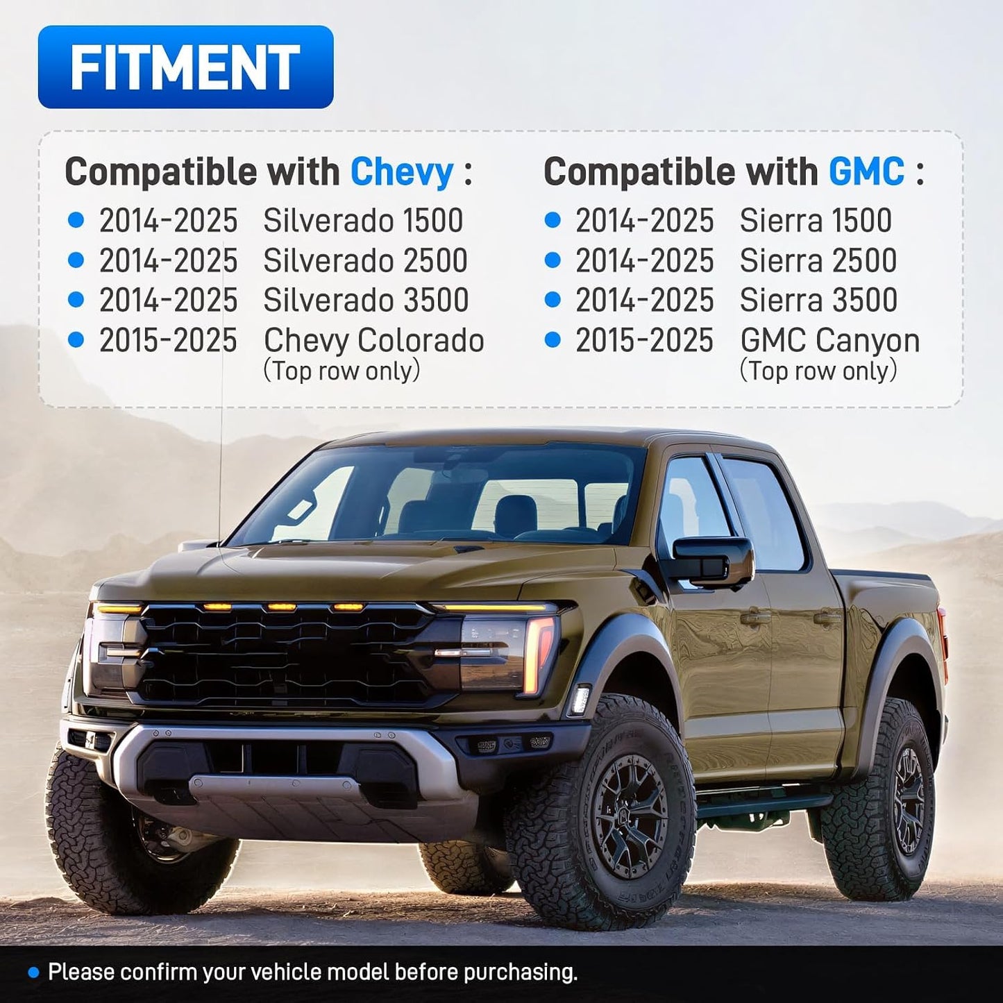 Anclajes amarre caja camioneta comp Silverado Sierra 14-25