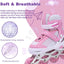 Patines Inline para Niñas con Luces 4x4.5"