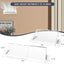 Deflector magnético aire ajustable 9-14pulg plástico