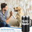 Taza café aislada 20oz para dueños de mascotas negro