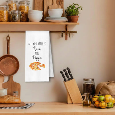 Toalla de cocina italiana de pizza, regalo para amantes de la comida