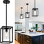 Lámpara colgante isla cocina estilo campo 1 luz candelabro