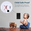 Toma corriente con luz LED y puertos USB A y C blanco