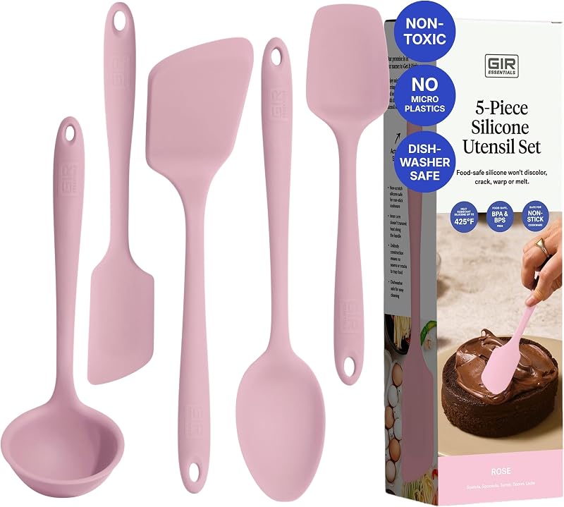 Set 5 Pzas Utensilios Antiadherente Todo Uso
