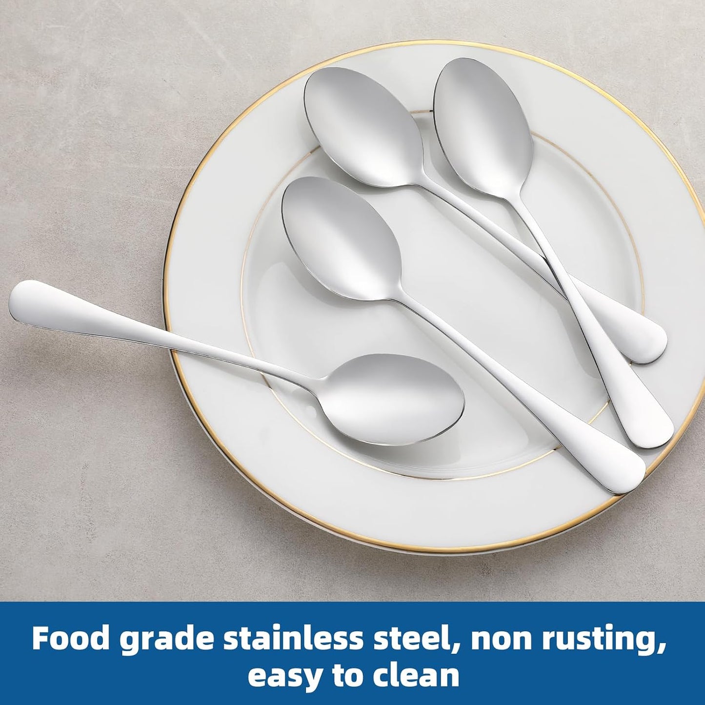 Set 16 cucharaditas acero inox grado alimenticio