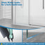 Tira sellado puerta ducha PVC transparente 36pulg