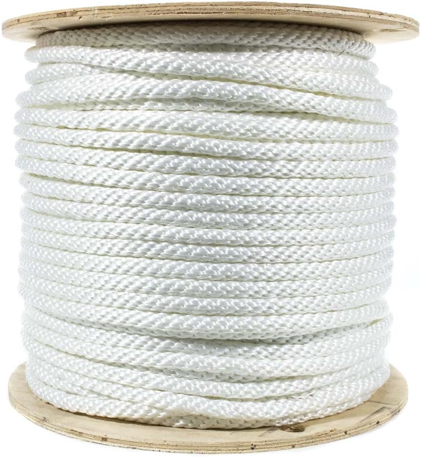 Cuerda nailon trenzado 1/2pulg 500pies ancla remolque