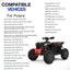 Kit paramanos soportes Polaris Sportsman Scrambler