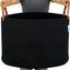 Cesta algodón XXXL para almacenar mantas y toallas 20x20x13pulg