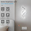Aplique LED pared 12W luz espiral 6000K blanco frío