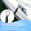 Cuerda amarre con clip acero inox y flotador 7"
