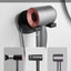 Soporte secador pared plegable 90" aluminio negro